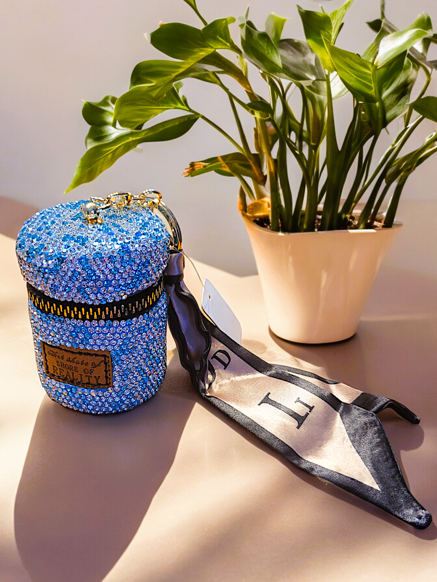 Kleine Strass - Tasche Anhänger für Schlüssel oder Taschen