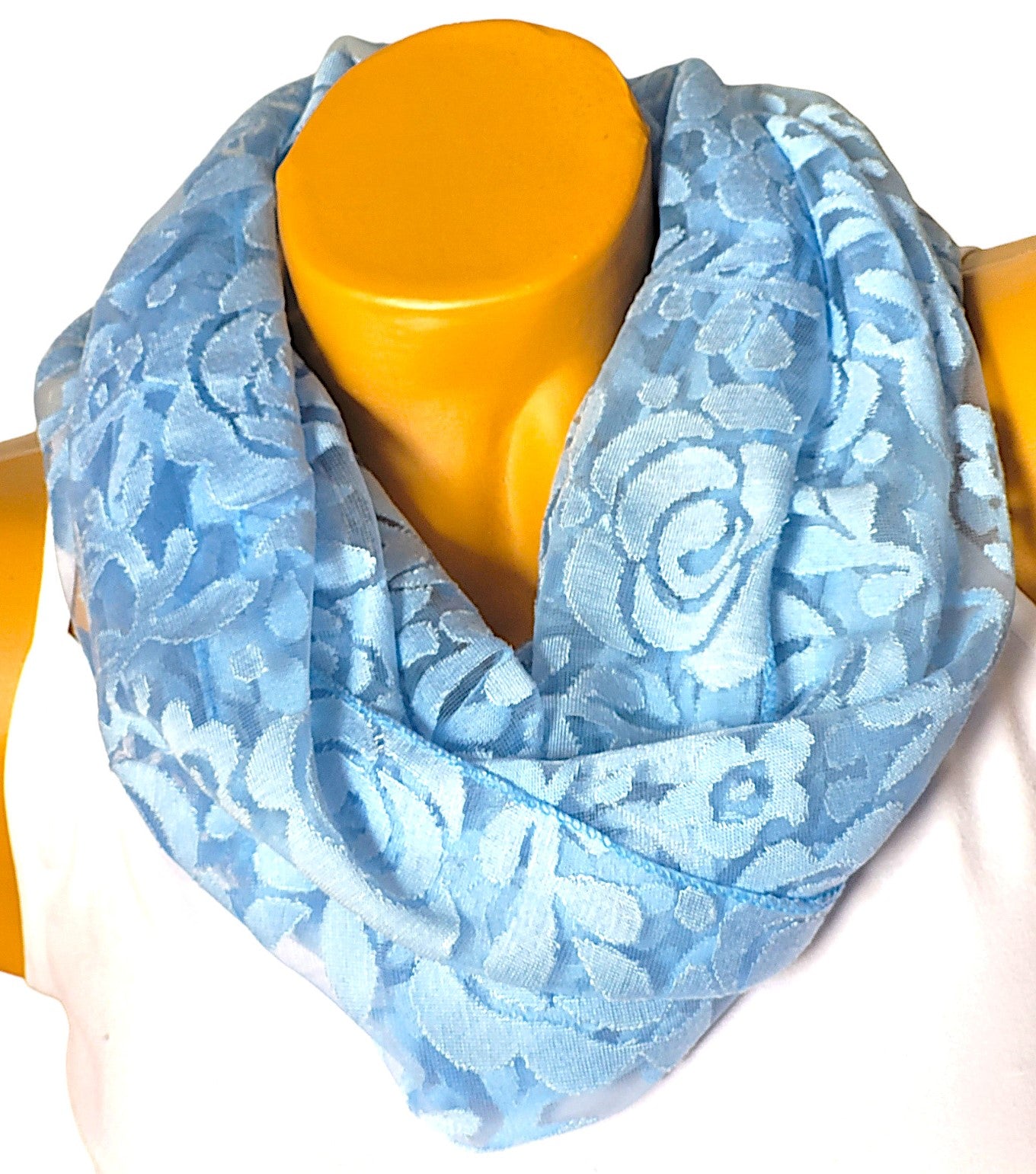 Spitzen - Loop mit Blumenmuster in versch. Farben