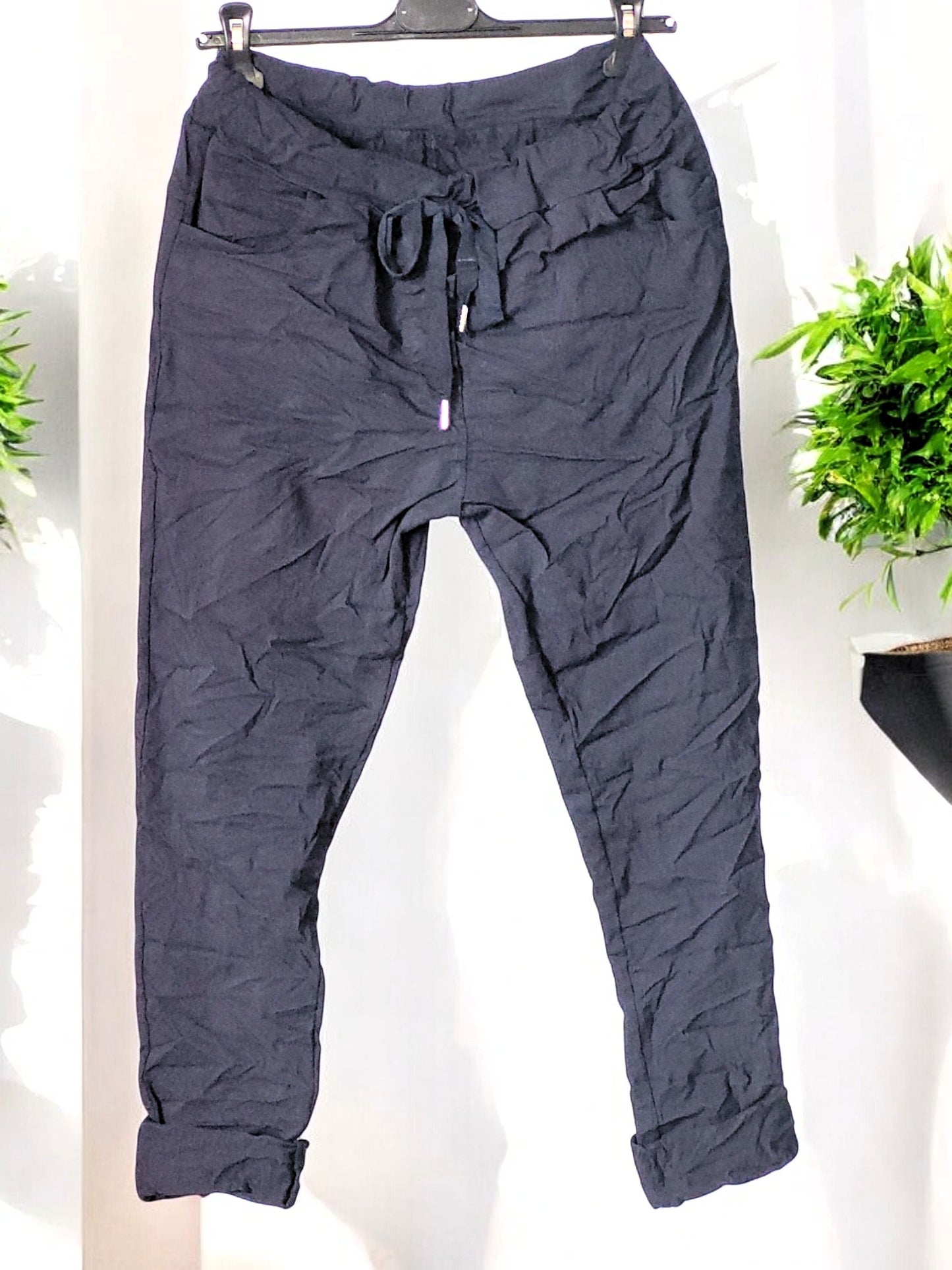 Jogpant uni mit Gesäßtaschen Gr. 38- 44 in versch. Farben