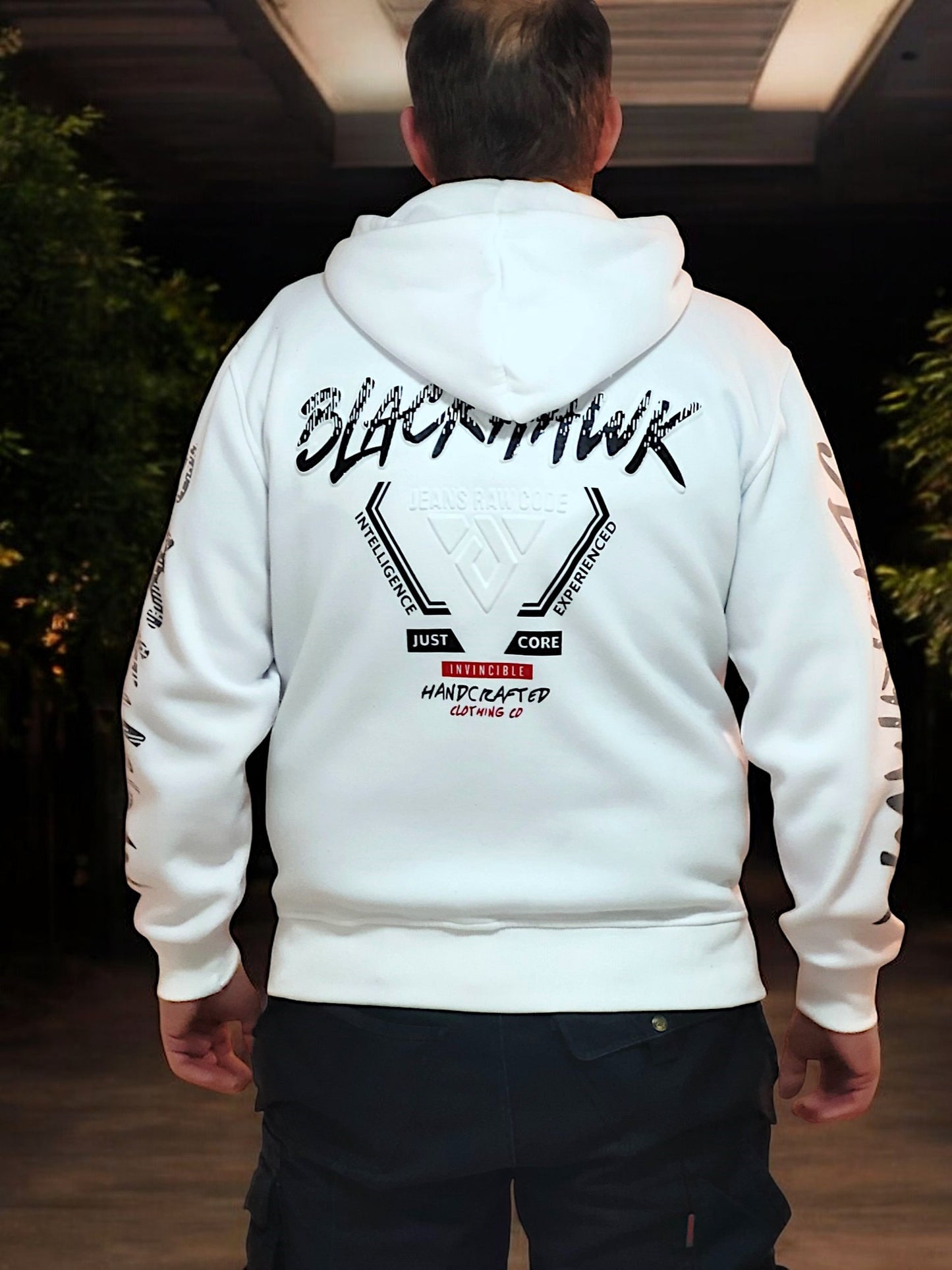 Sweatjacke "Blackhawk" mit 3D-Print in versch. Größen