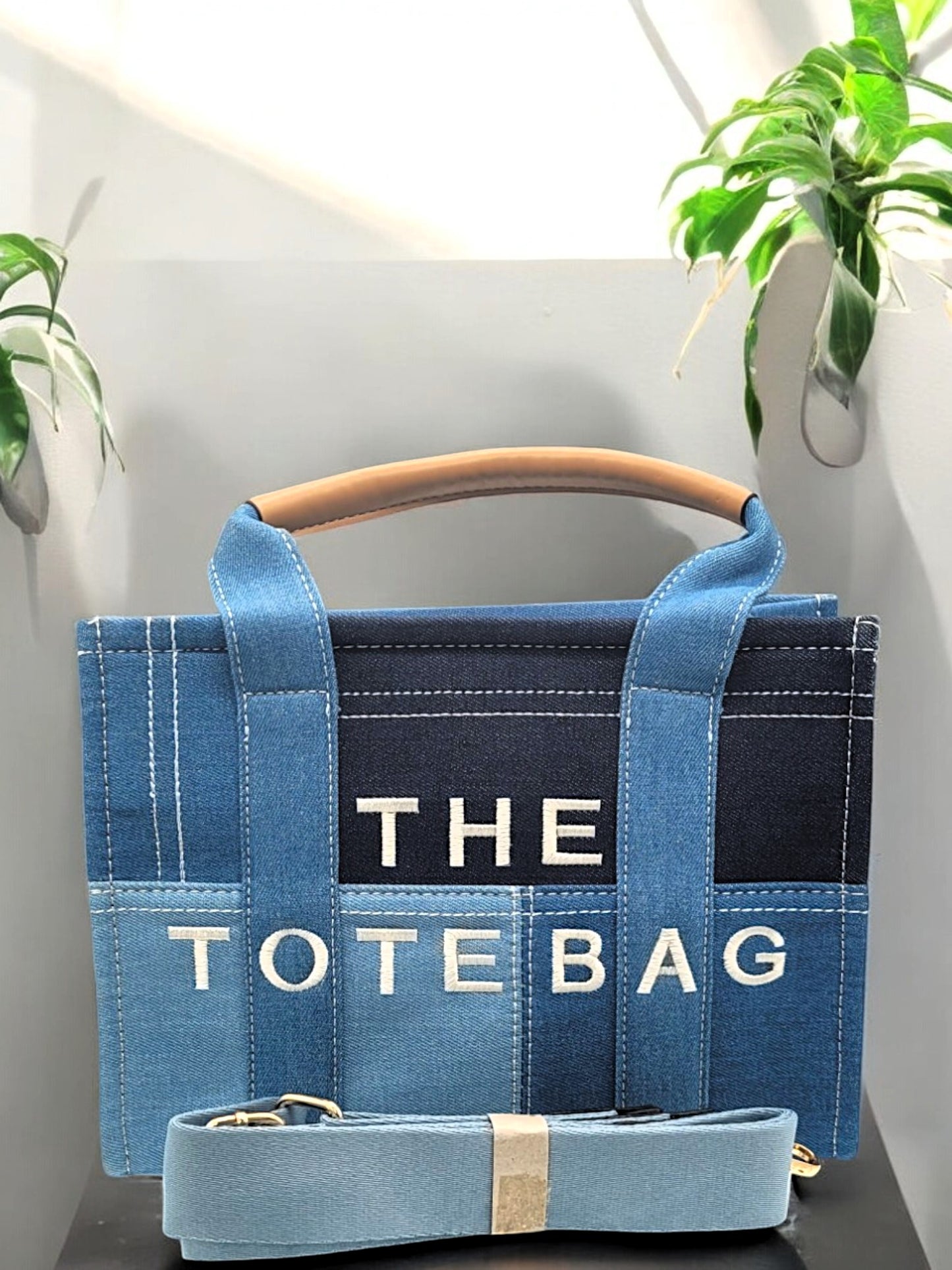 Kleine Jeans-Shopper-Handtasche "THE TOTEBAG" in 3 Varianten