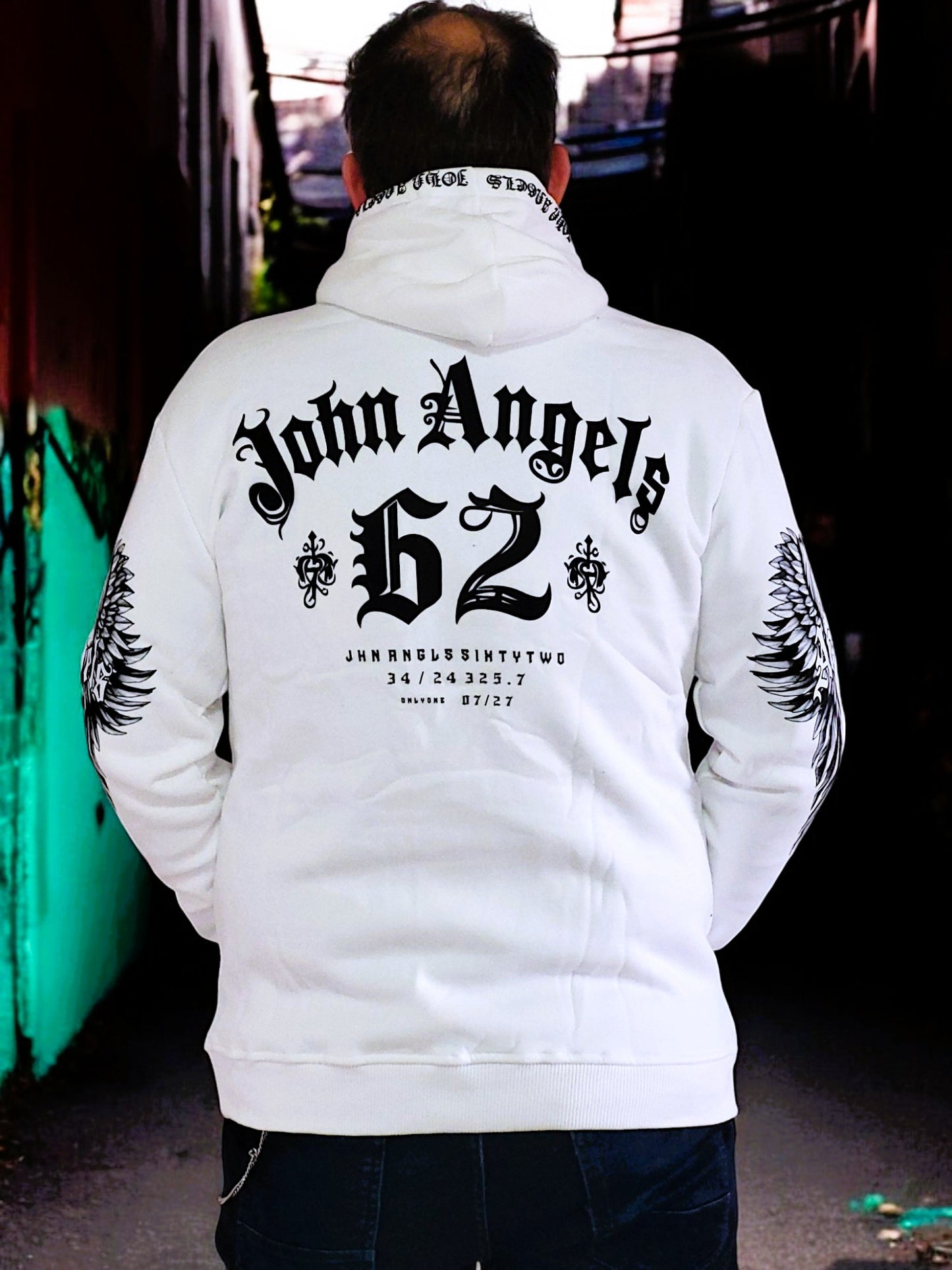 Cooler Herren-Hoodie mit 3D-Print in versch. Größen