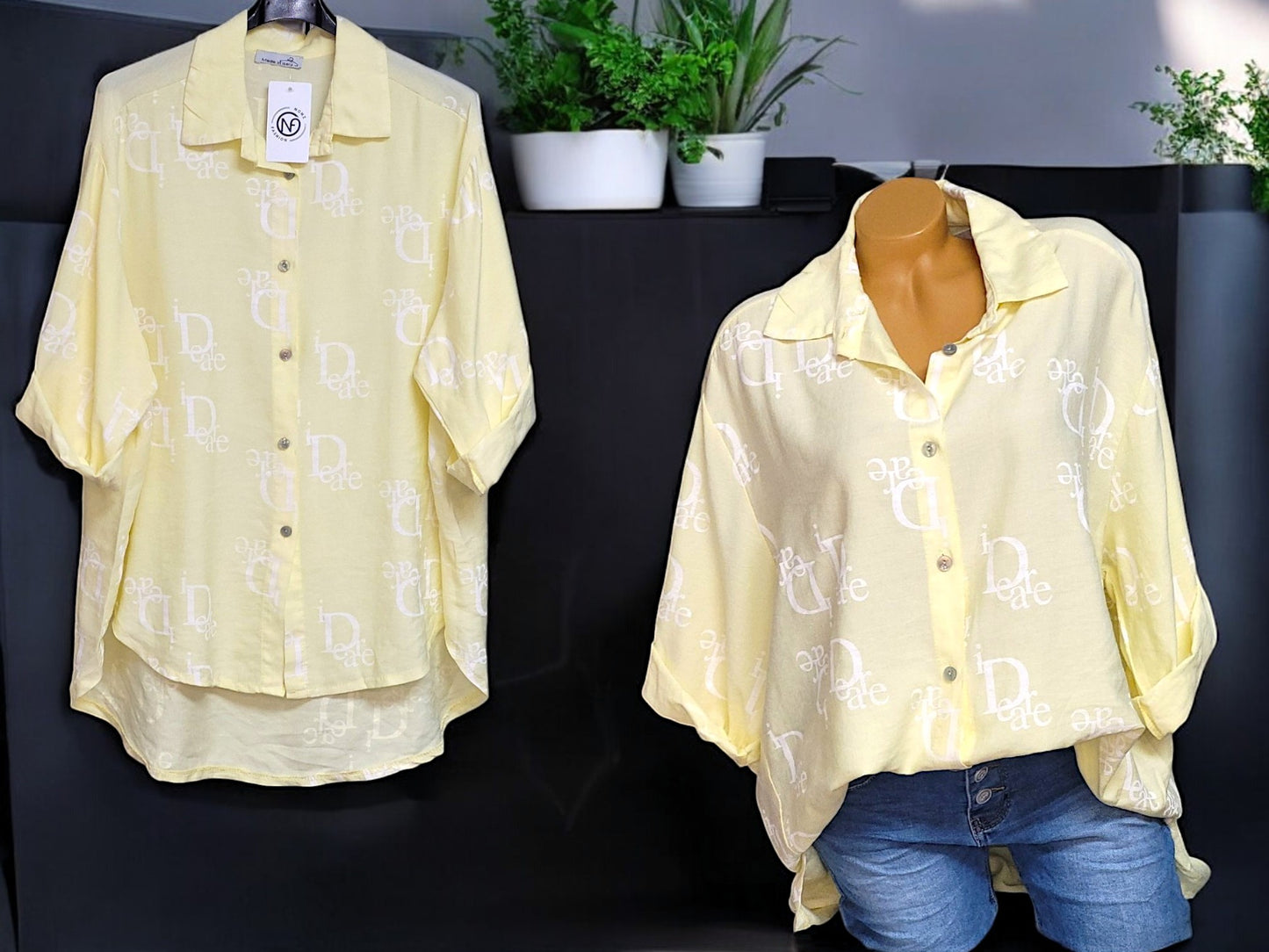Stylische & Trendige Bluse-Leicht & Luftig Gr. 42 - 46 in versch. Farben