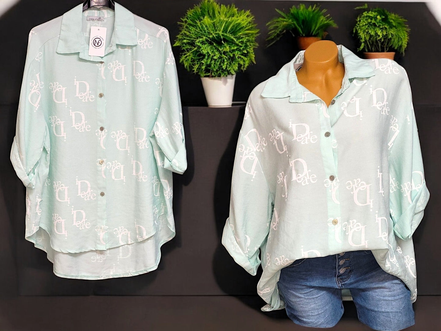 Stylische & Trendige Bluse-Leicht & Luftig Gr. 42 - 46 in versch. Farben
