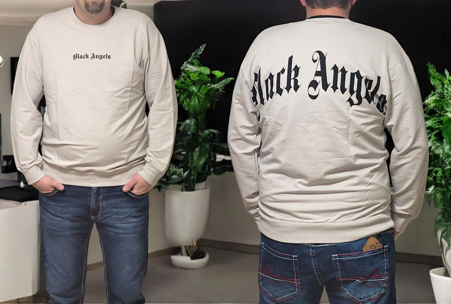 🖤 Black Angels Sweatshirt – Streetwear mit Statement 🖤 in versch. Größen