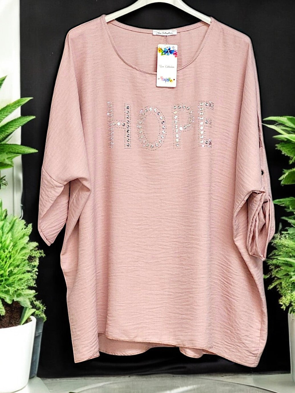 🌸 Tunika "HOPE" – Stilvoll & Bequem 🌸Gr. 50 - 56 in mehreren Farben