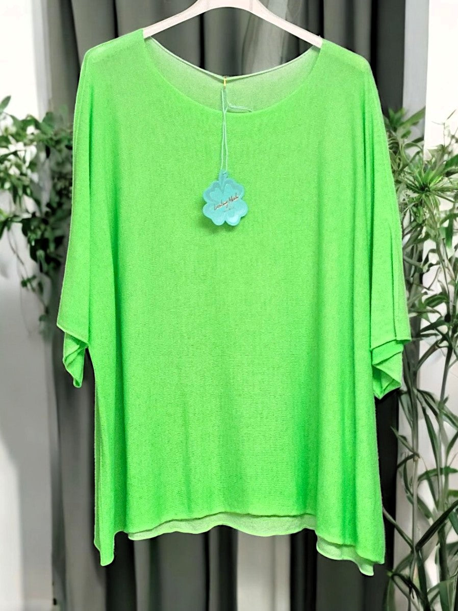 🌟 Leichter Feinstrick-Kurzarm-Pullover – Perfekt für Frühling & Sommer! 🌟Gr. 46-50 in versch. Farben