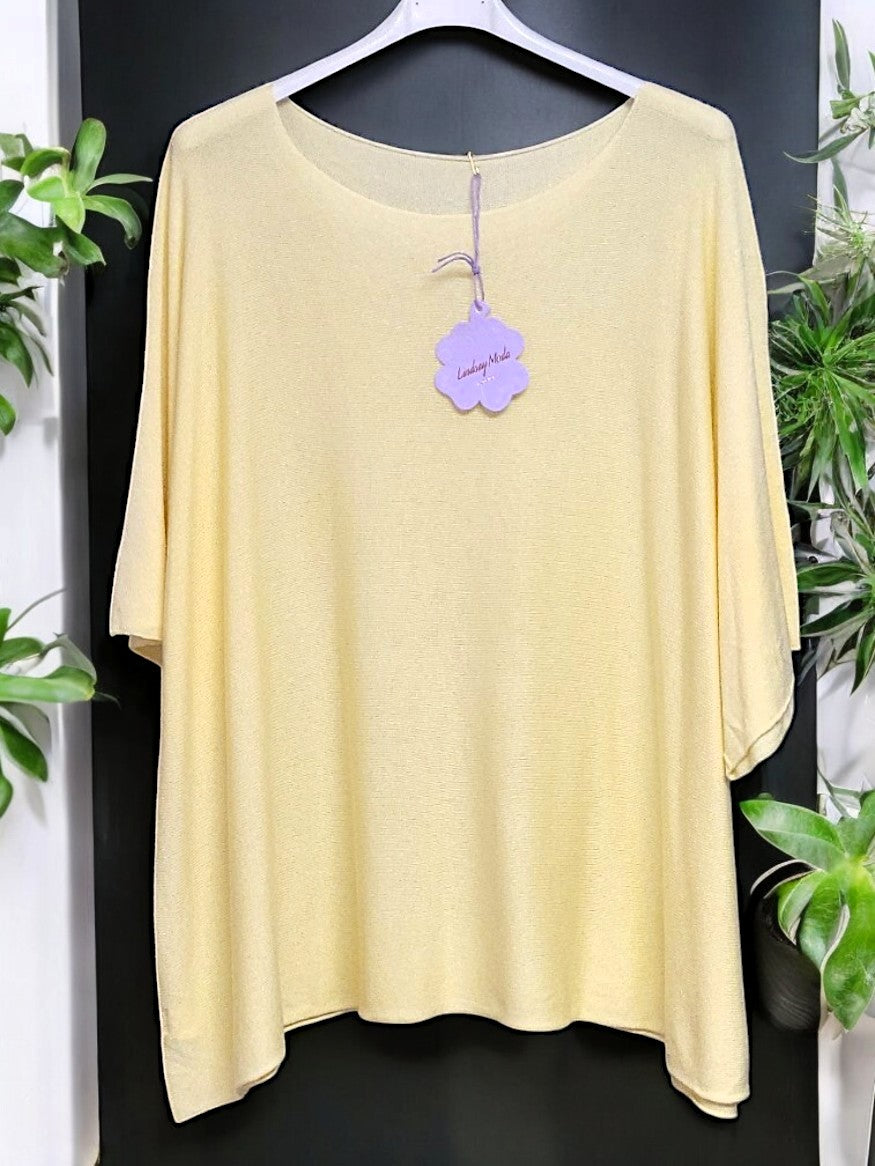 🌟 Leichter Feinstrick-Kurzarm-Pullover – Perfekt für Frühling & Sommer! 🌟Gr. 46-50 in versch. Farben
