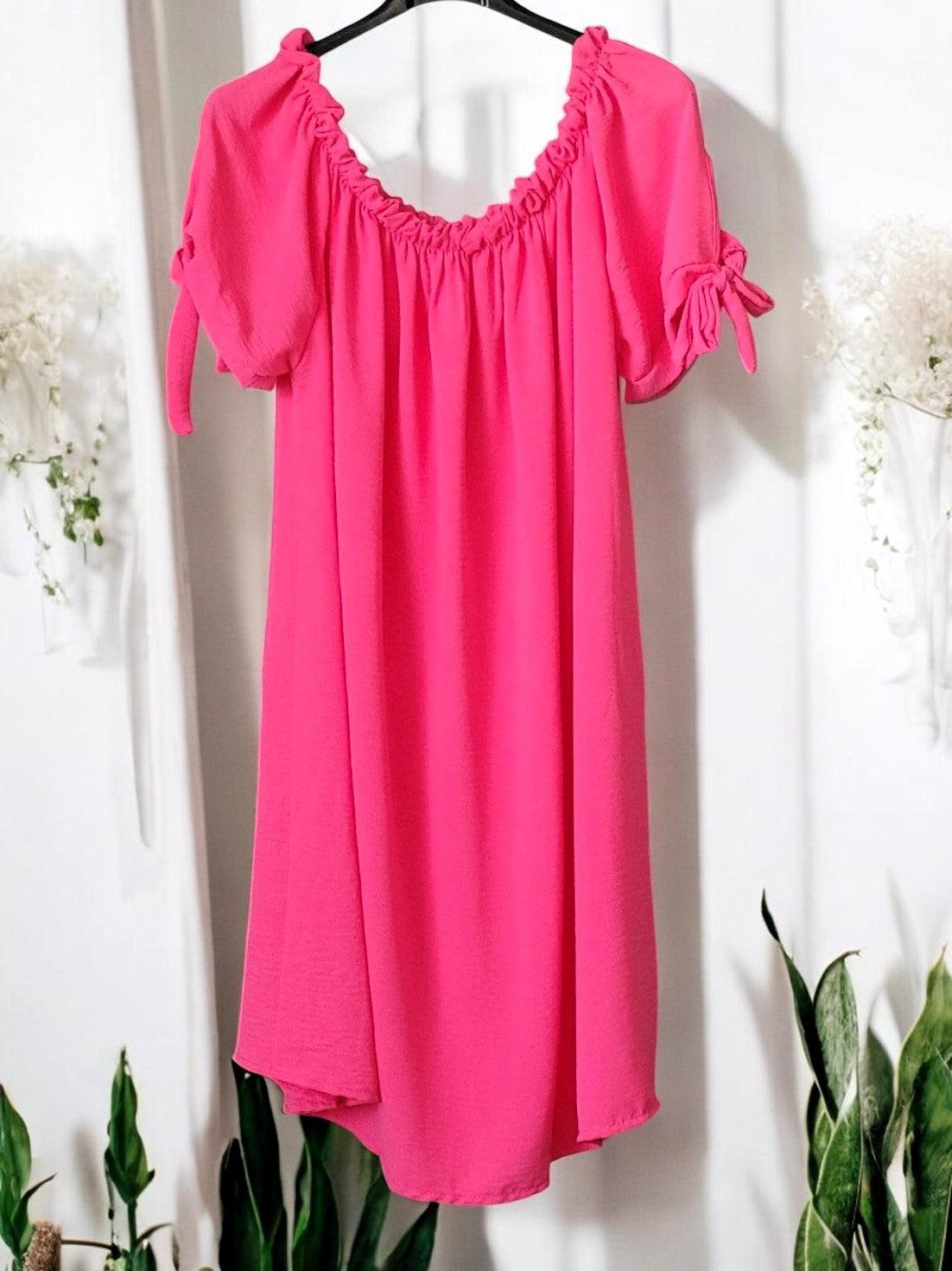 Luftiges Offshoulder-Kleid – Sommerfeeling pur! ☀️👗Gr. 48 - 54 in versch. Farben