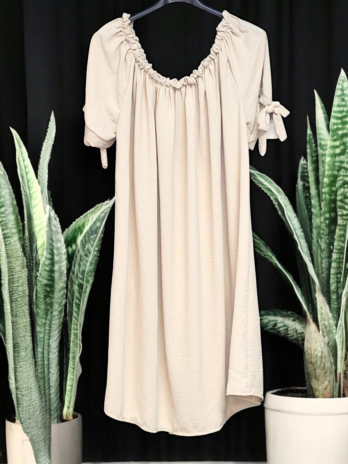 Luftiges Offshoulder-Kleid – Sommerfeeling pur! ☀️👗Gr. 48 - 54 in versch. Farben