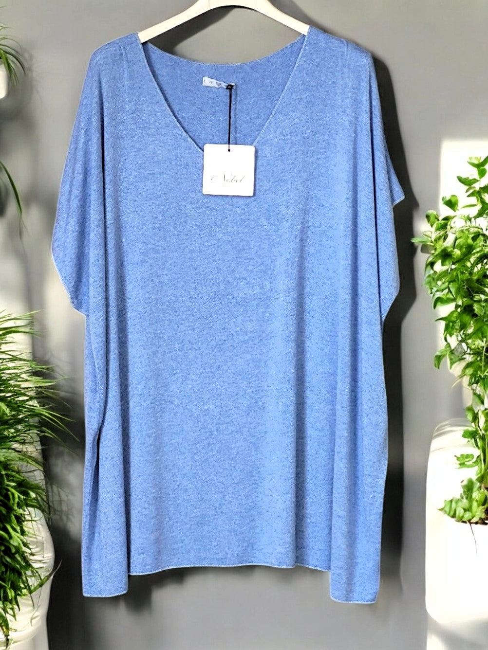 Kurzarm-Feinstrickpullover – Weich & Dehnbar – 6 Farben – Gr. 42–48