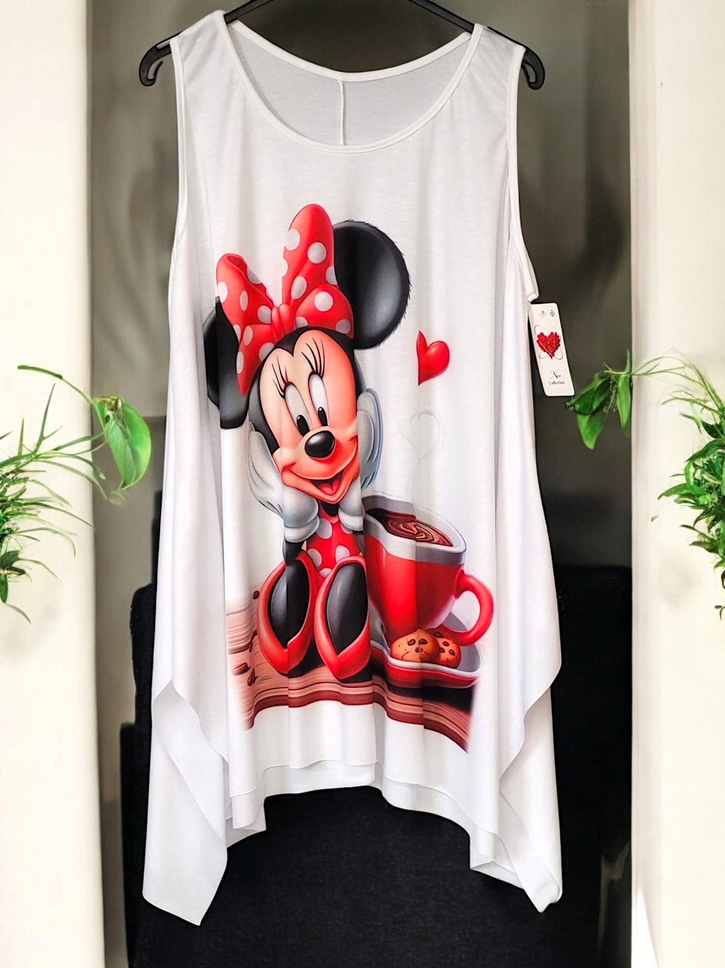🌟 Long-Top Damen Gr. 42–48 | Verschiedene Minnie Mouse Motive 🌟