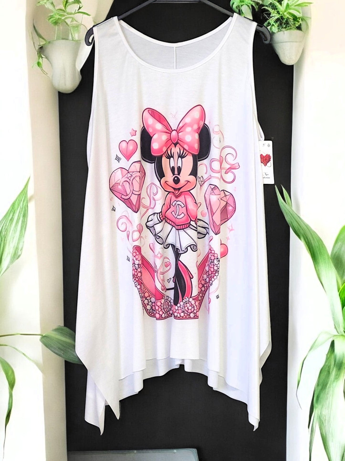🌟 Long-Top Damen Gr. 42–48 | Verschiedene Minnie Mouse Motive 🌟