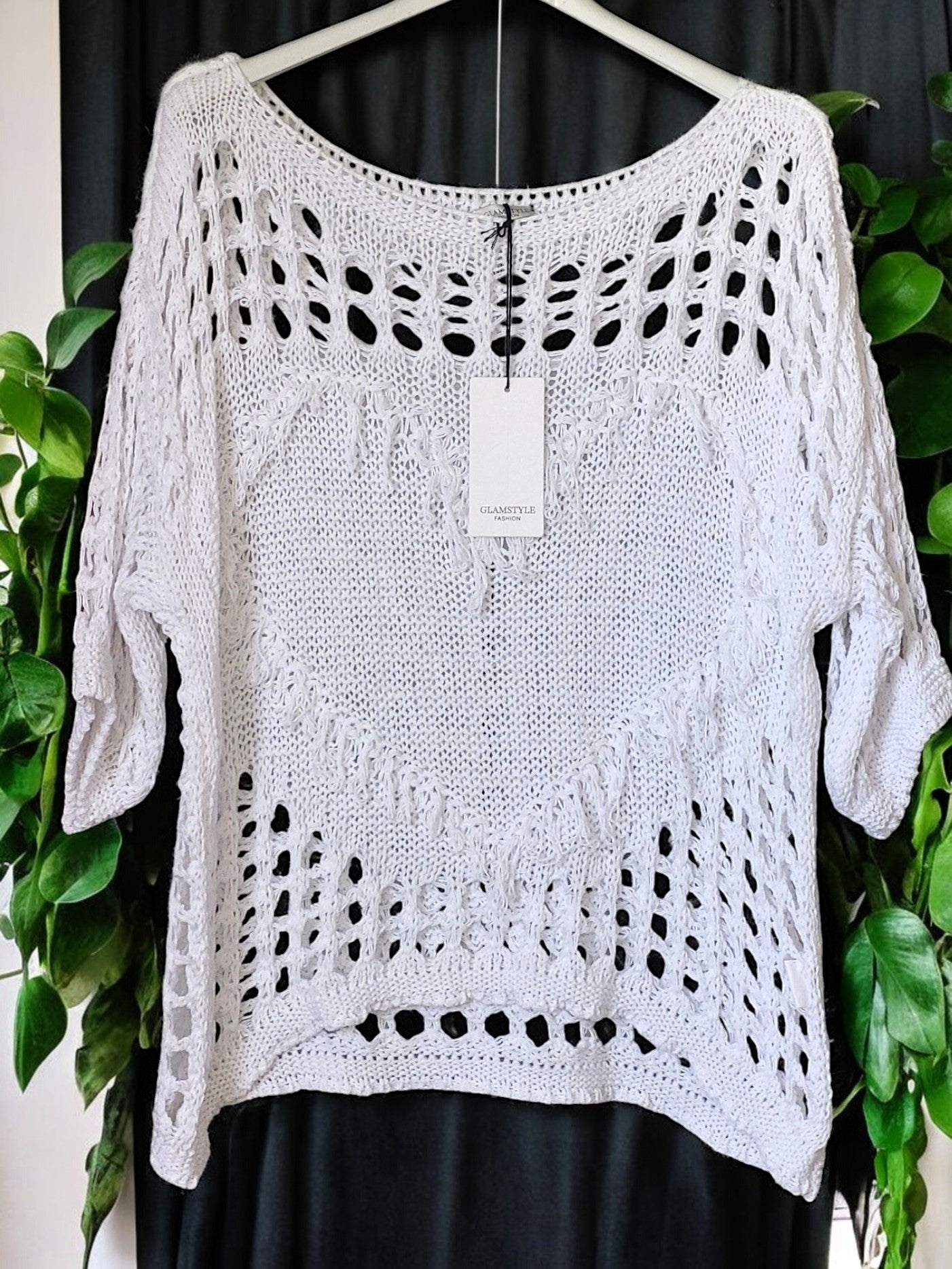 Lochpulli "Heart" – Casual Pullover (Gr. 38-44) 💖🖤✨