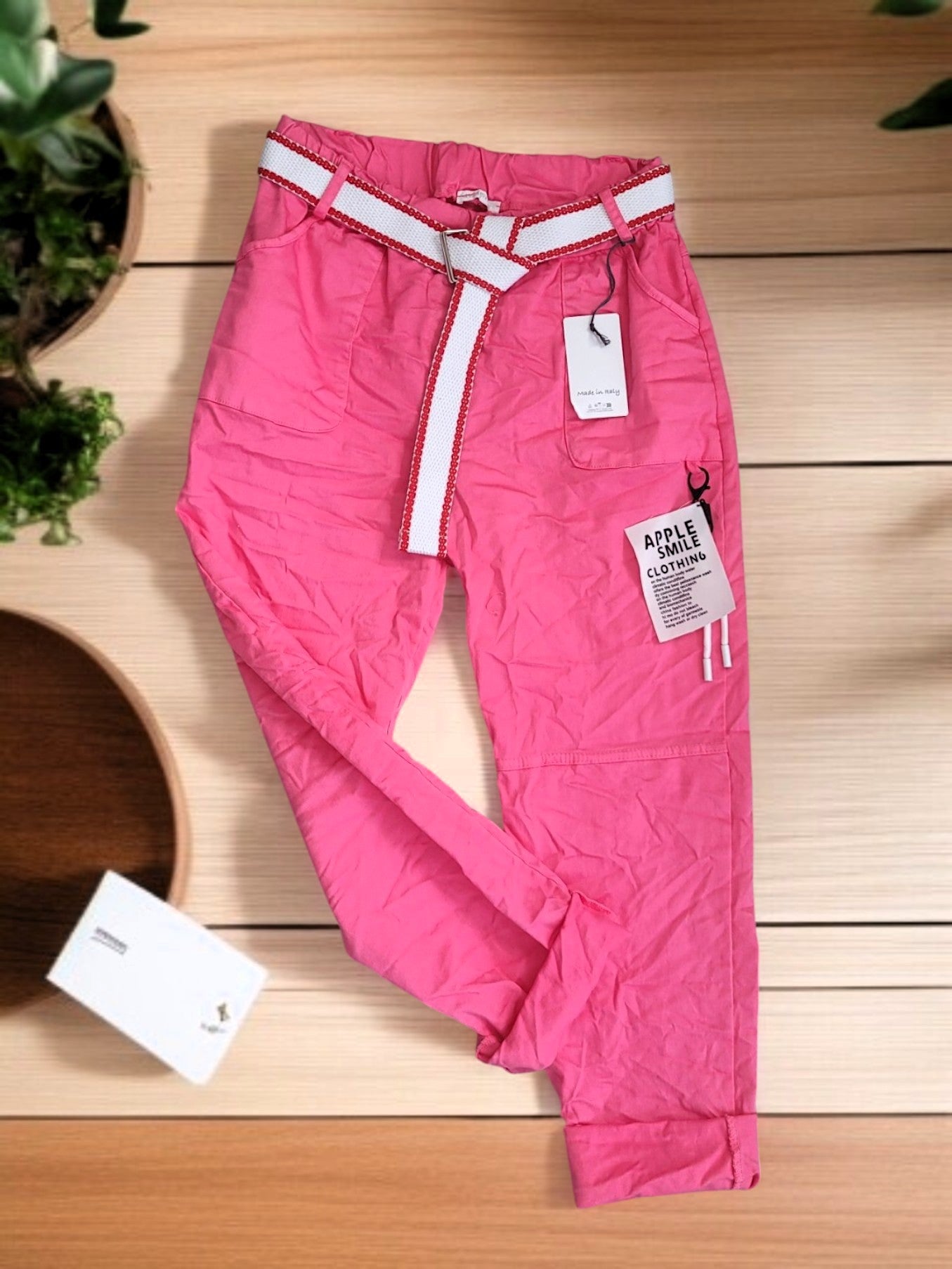 🆕 Stylische Jogpant mit Gürtel – in 6 Farben 🌈 | Gr. 36-42 Onesize 🧵