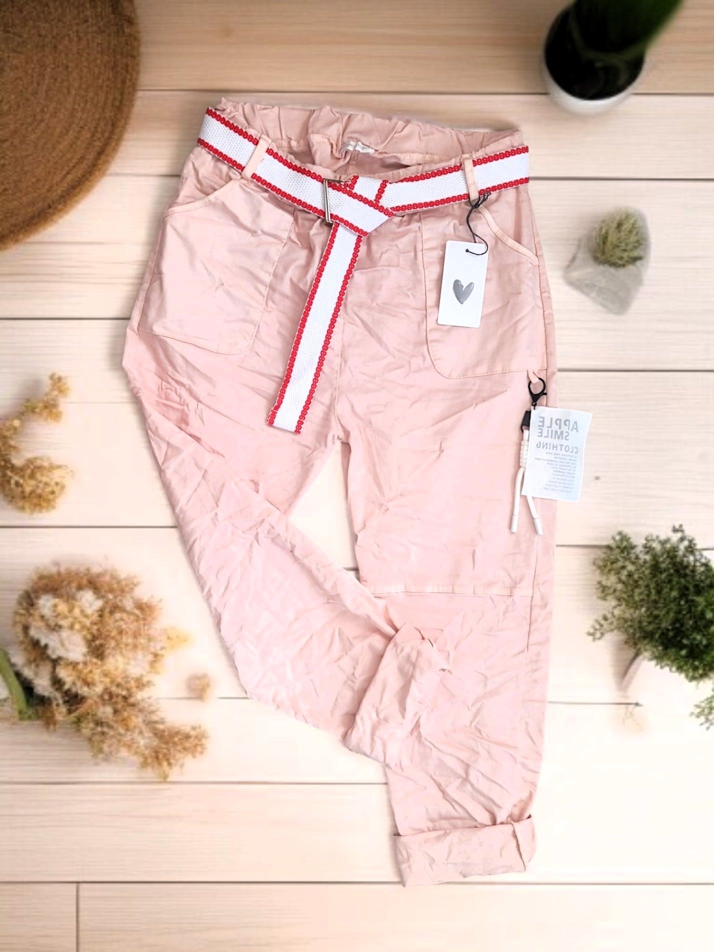 🆕 Stylische Jogpant mit Gürtel – in 6 Farben 🌈 | Gr. 36-42 Onesize 🧵