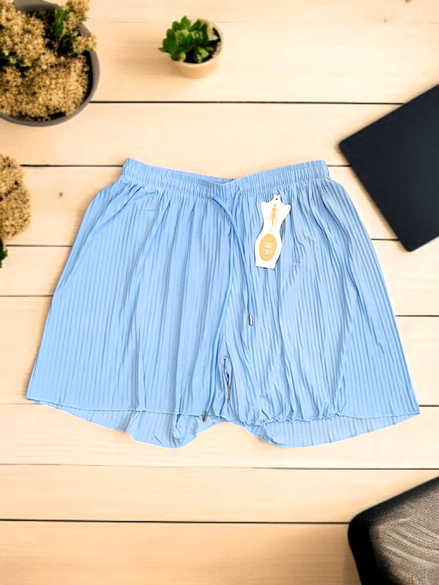 🌸🩳 Kurze Plissee-Hose „Summer Breeze“ | 10 tolle Farben | bis Gr. 48 tragbar ☀️