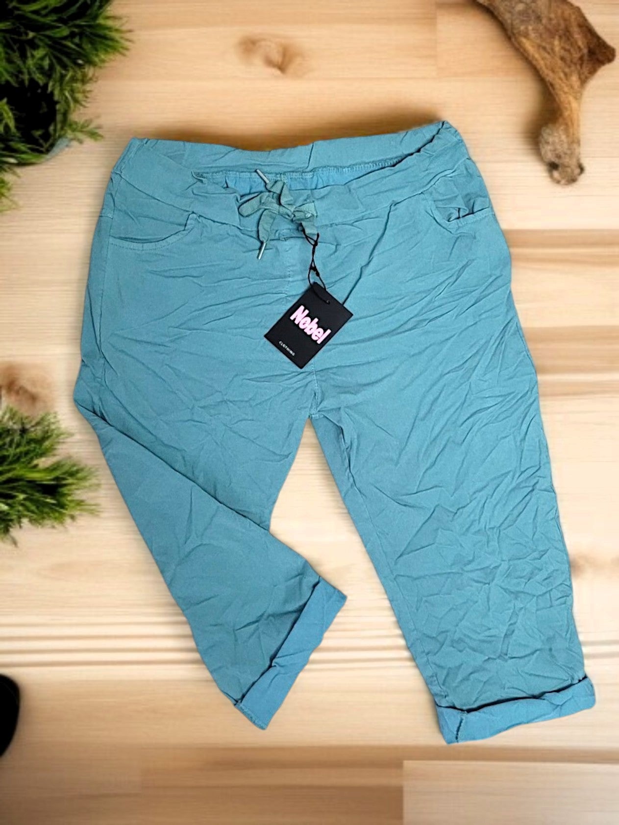 👖✨ Capri-Jogpant „Nobel Fit“ | 8 Farben | Gr. 42–48 tragbar 🌟🌸