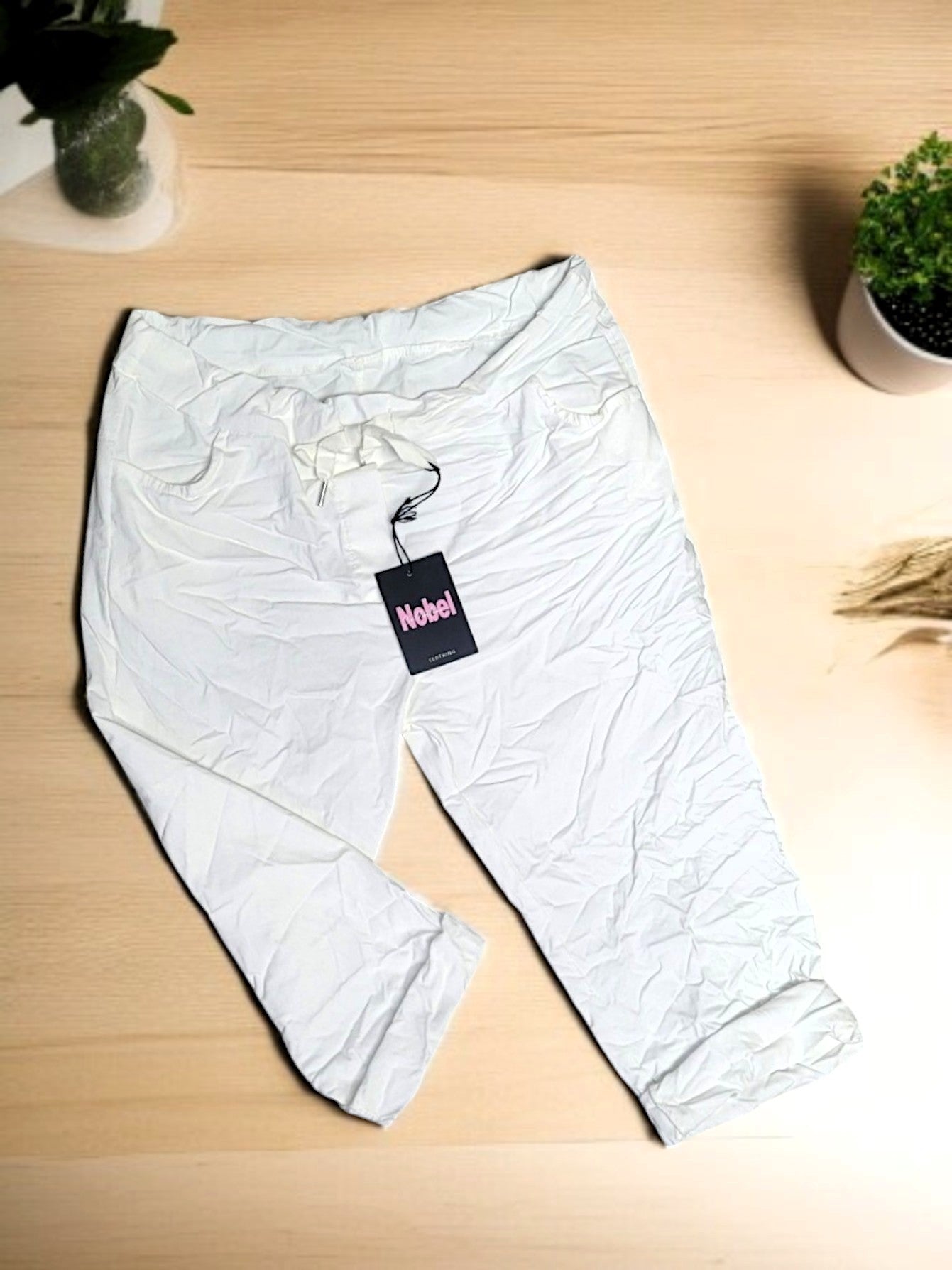 👖✨ Capri-Jogpant „Nobel Fit“ | 8 Farben | Gr. 42–48 tragbar 🌟🌸