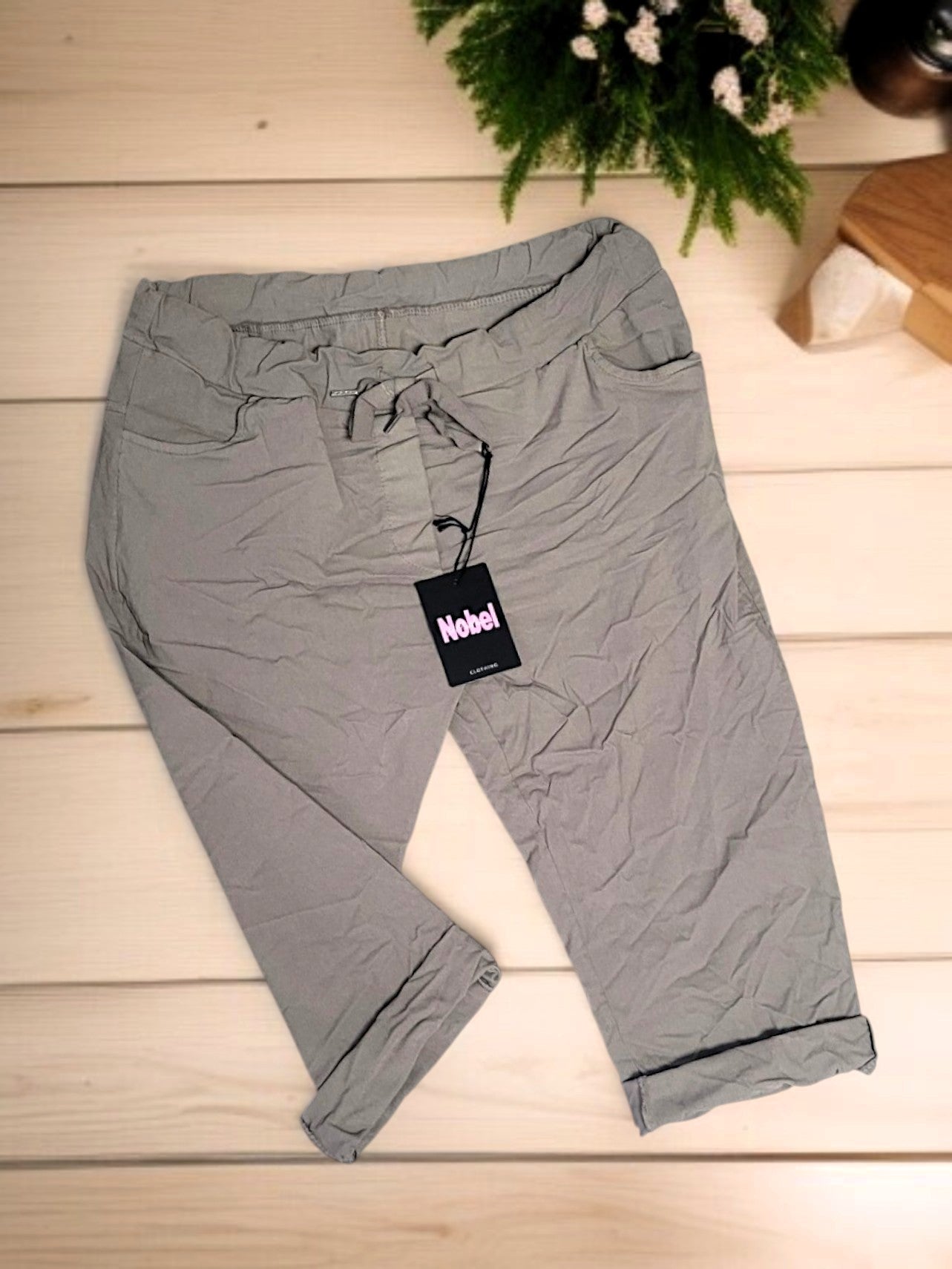 👖✨ Capri-Jogpant „Nobel Fit“ | 8 Farben | Gr. 42–48 tragbar 🌟🌸