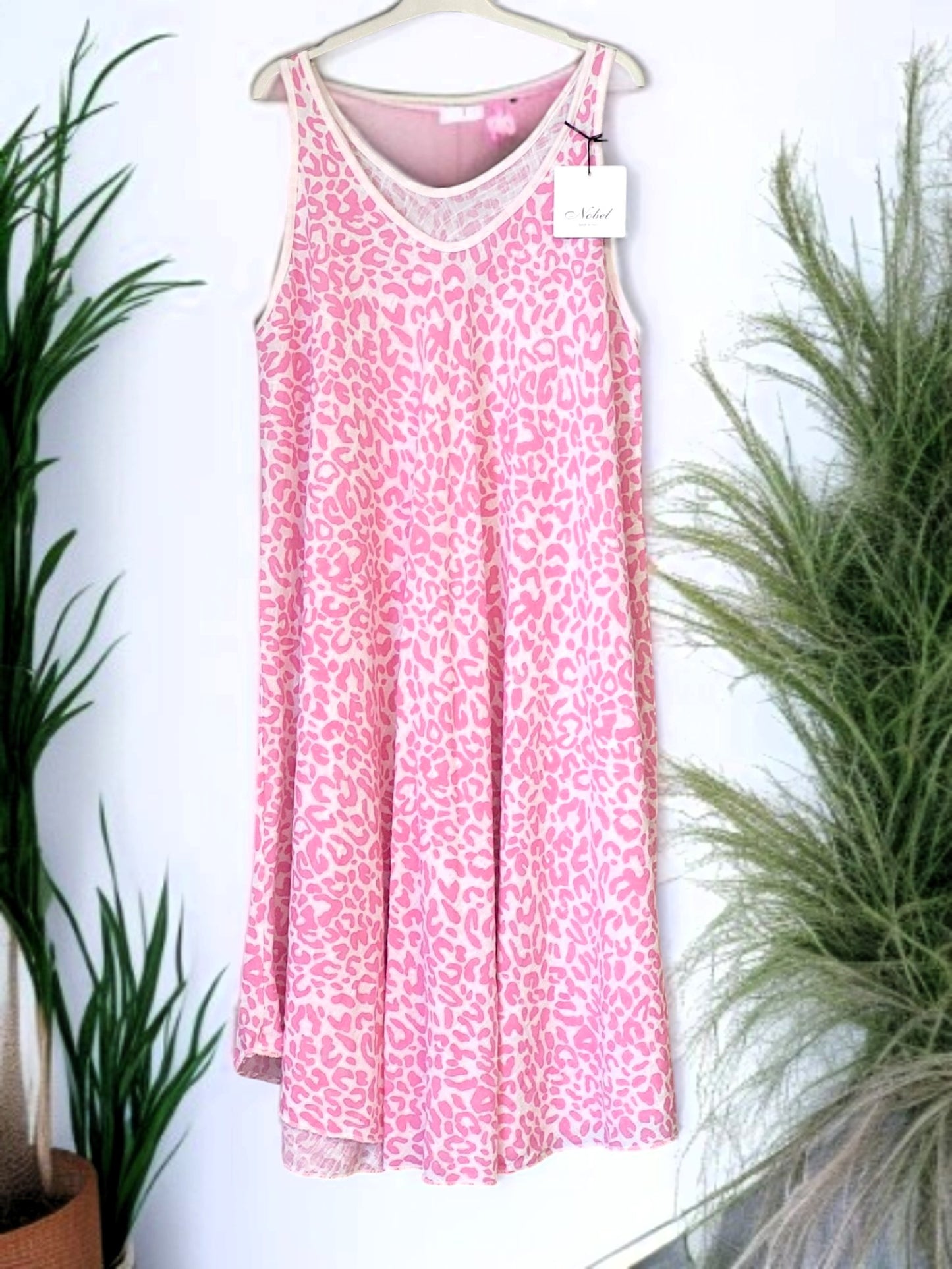 🛍️👗 NEU! Stylisches Leo-Kleid in A-Linie – 4 Farben – Gr. 42–46 👗🛍️