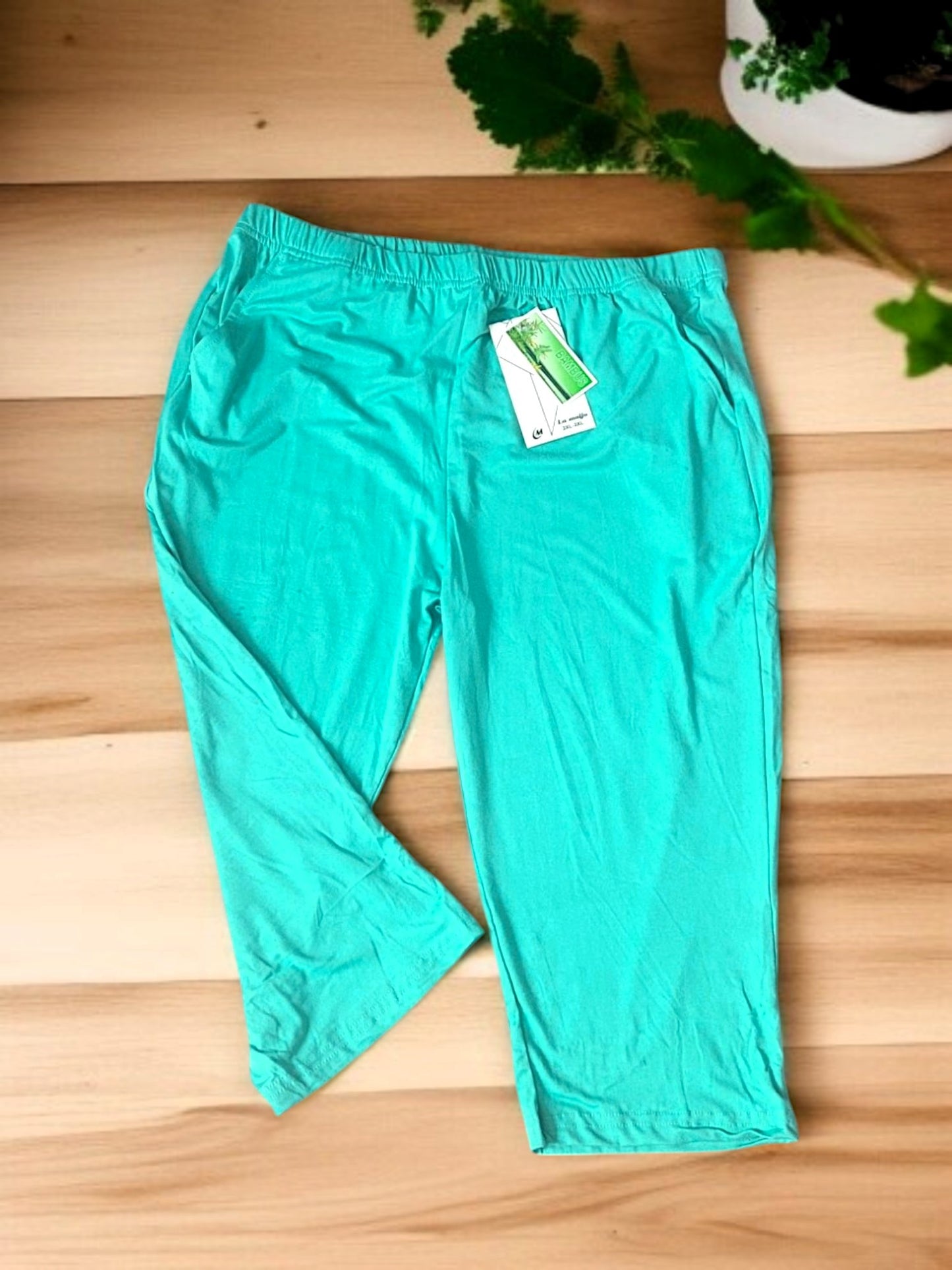 🩳 Capri-Leggings mit Taschen in 4 Farben 🌈 – Gr. 52-62 (3 Größen)