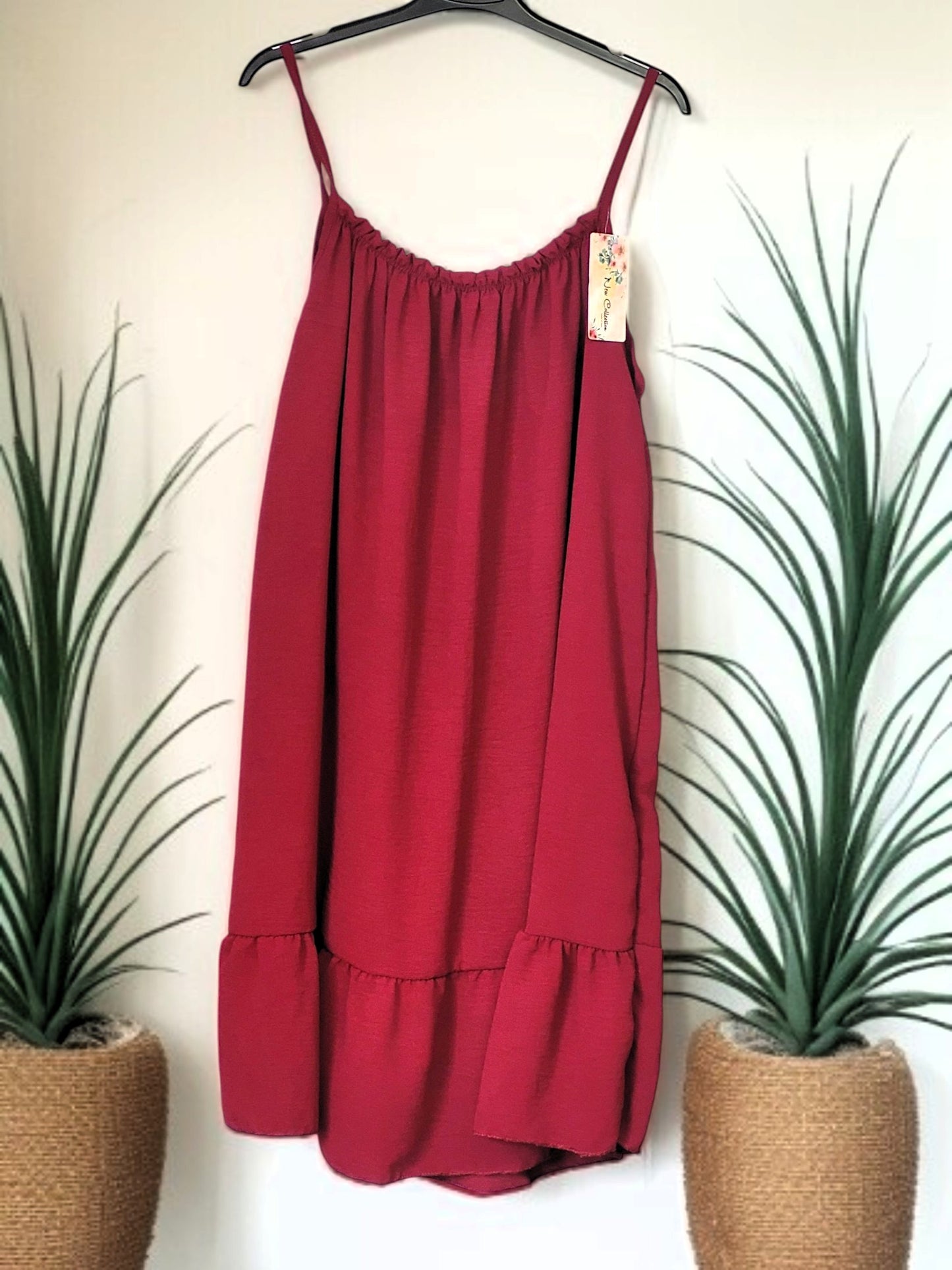 🌺✨ Träger-Rüschkleid „Summer Swing“ – Gr. 42-46 ✨🌺