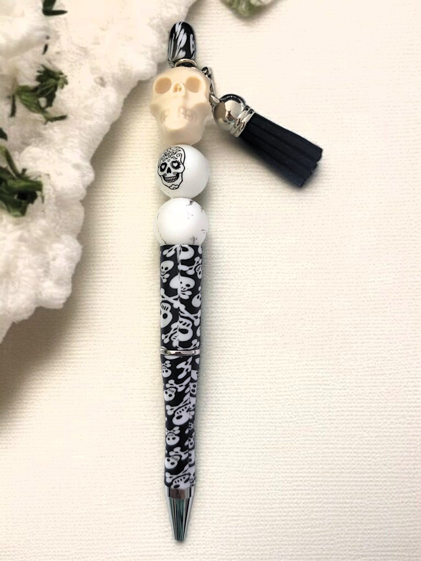 💀🖊️✨ SKULL‑STYLE KUGELSCHREIBER • 6 VARIANTEN • HANDGEFERTIGTE UNIKATE 🔥