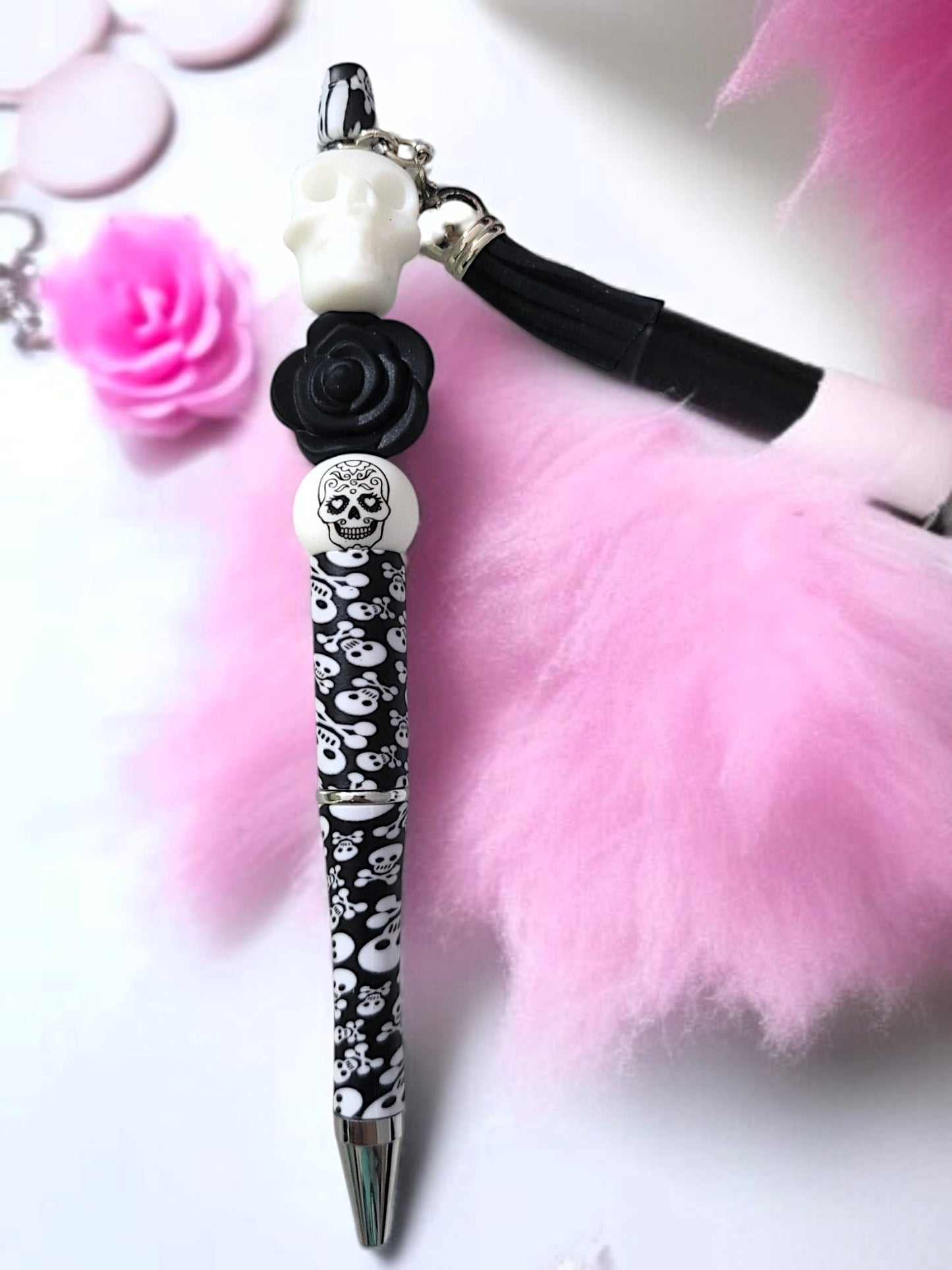 💀🖊️✨ SKULL‑STYLE KUGELSCHREIBER • 6 VARIANTEN • HANDGEFERTIGTE UNIKATE 🔥