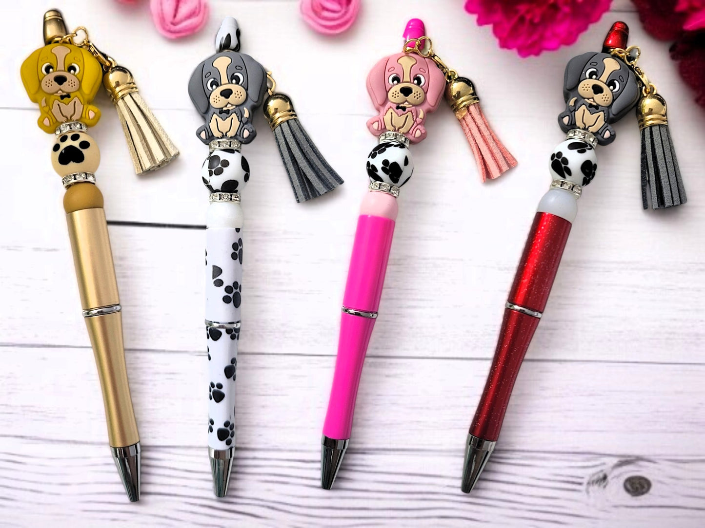 🐶🖊️ Kugelschreiber „Doggy Paw“ – 7 Varianten – handgefertigte UNIKATE ✨🎁