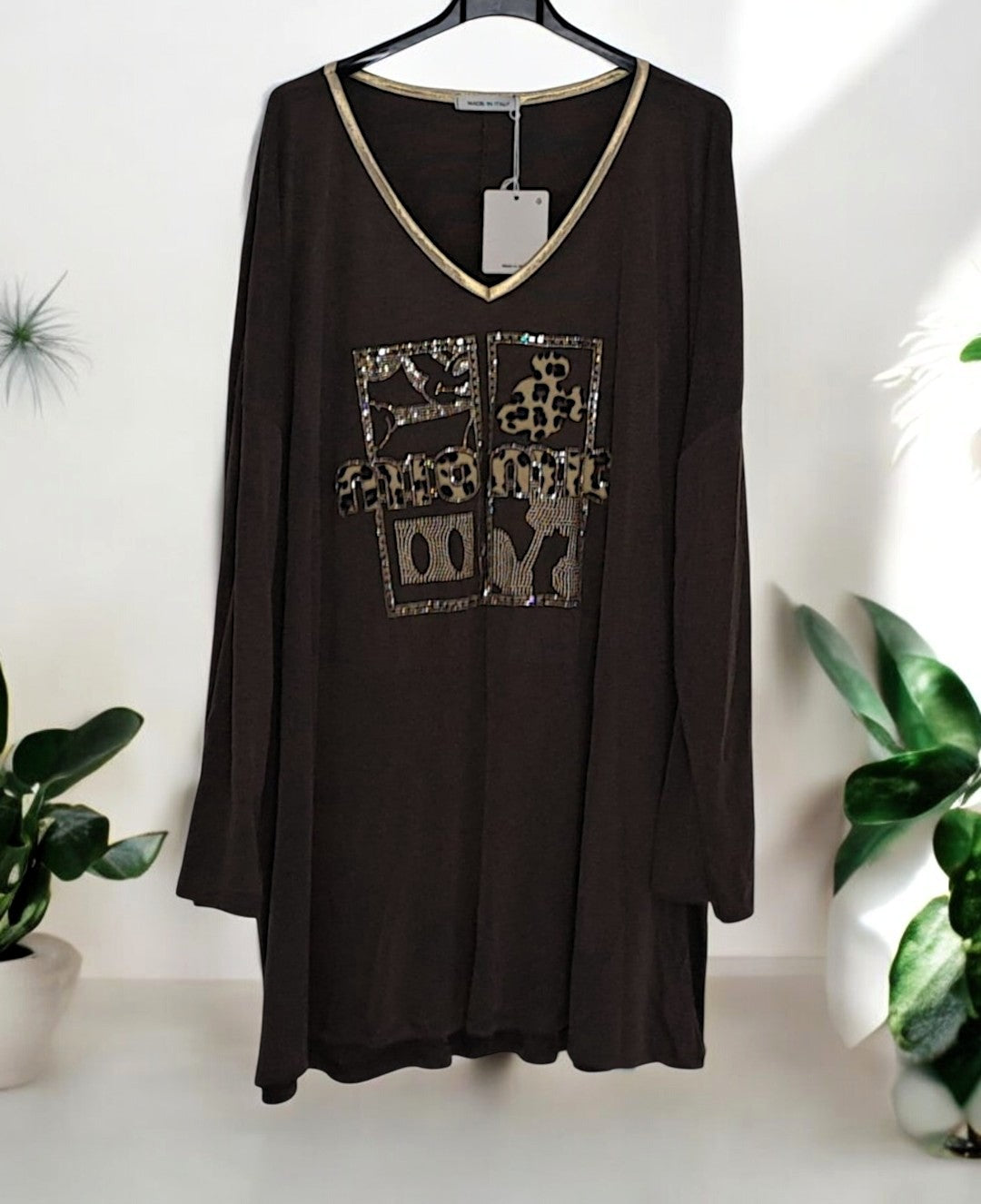 ✨🐆 5‑FARBEN LANGARM‑SHIRT “SAFARI PATCH” 🐾✨ – GR. 46‑52 – VORBESTELLUNG 🚚