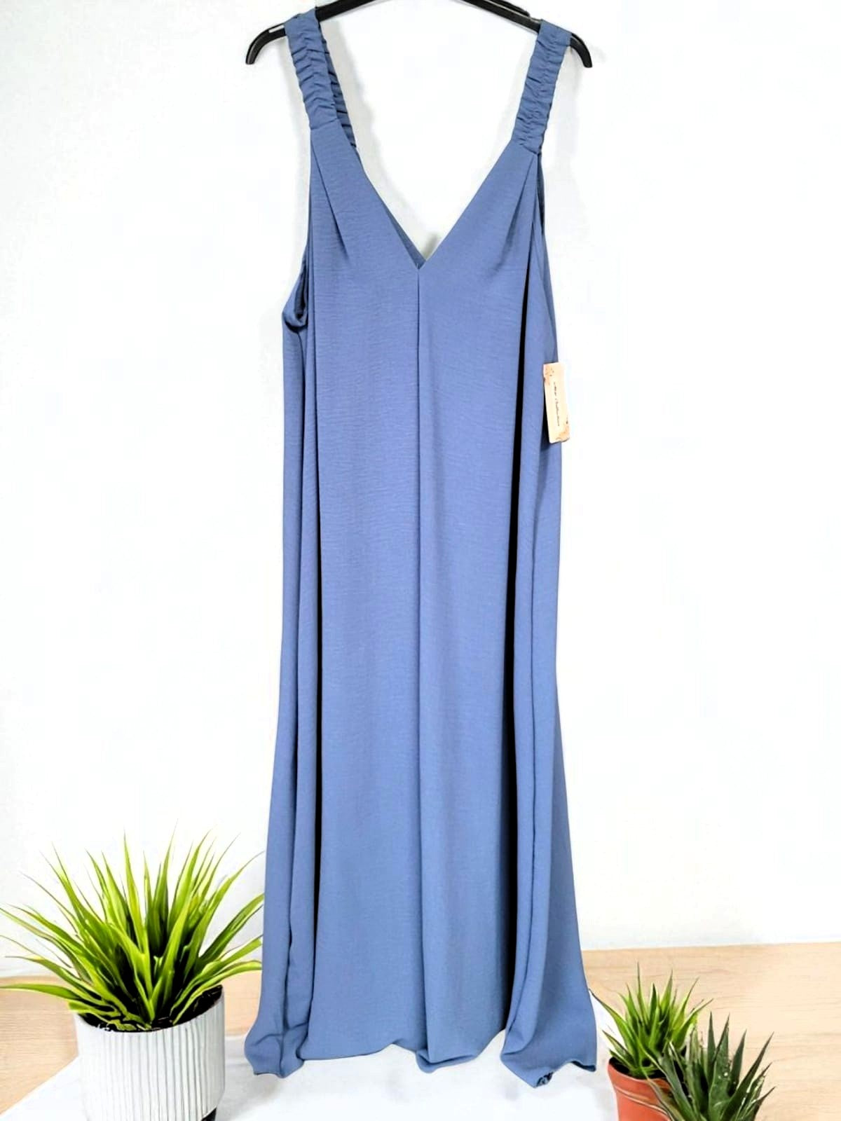 🌴✨ Träger-Kleid Flow Vibes – Gr. 42-48 – 11 Farben ✨🌴