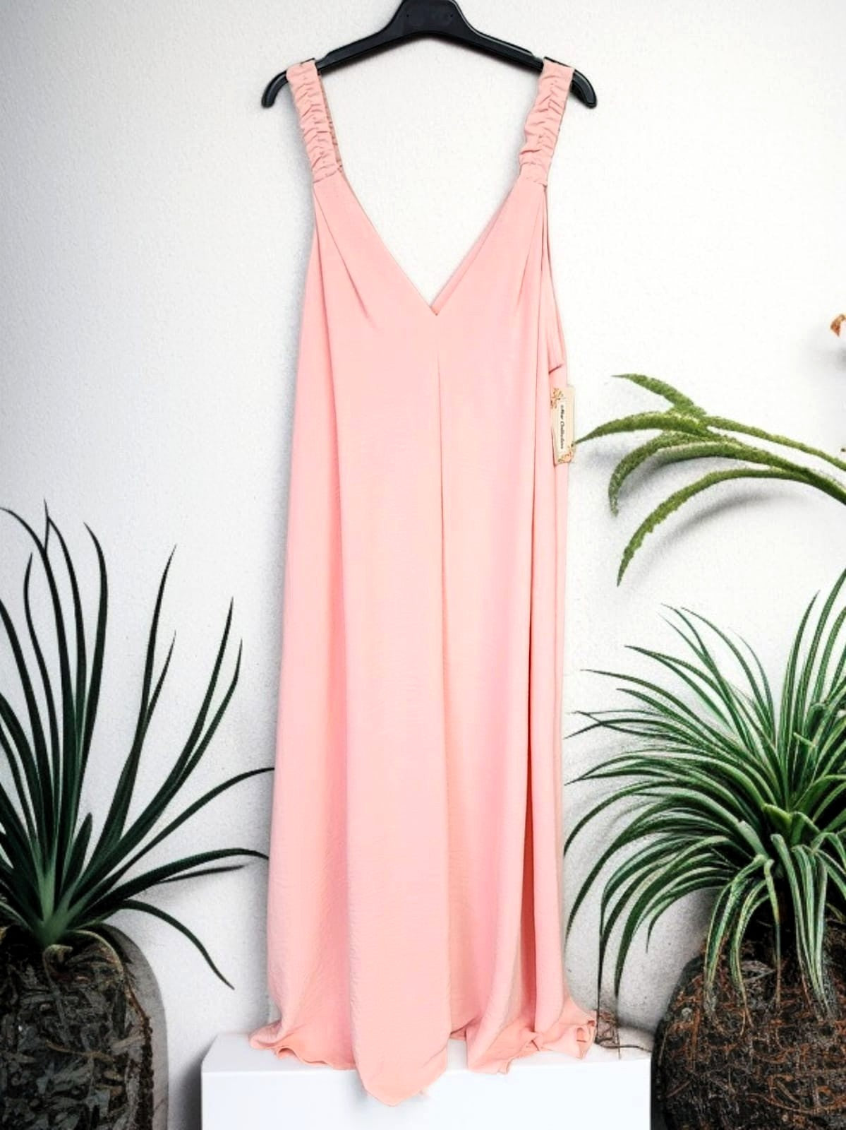 🌴✨ Träger-Kleid Flow Vibes – Gr. 42-48 – 11 Farben ✨🌴
