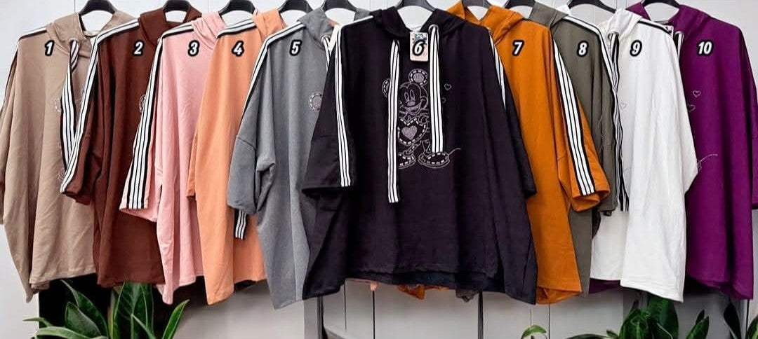 Hoodie "Maus" Gr. 54-58