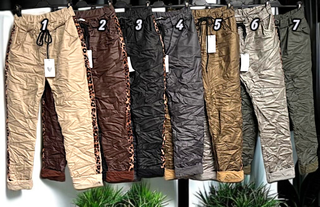 ✨ Vorbestellung: Lederimitat‑Jogpant – Gr. 36–42 – 7 Farben 👖🌈