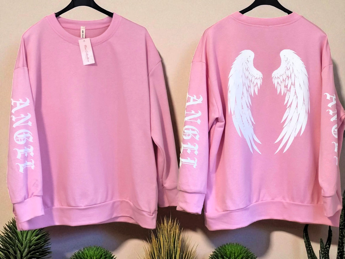 ✨ Sweatshirt "Angel Wings" – Gr. 42-48 – 6 Farben zur Auswahl 👼✨