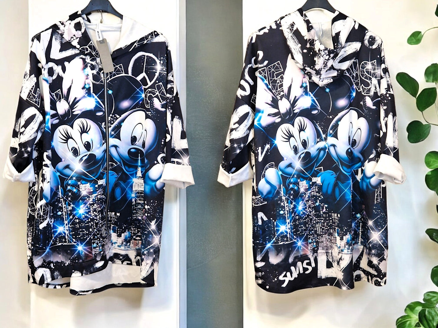🧥 Kapuzenjacke aus Butterstoff – Gr. 46–52 – in 8 einzigartigen Motiven🌟