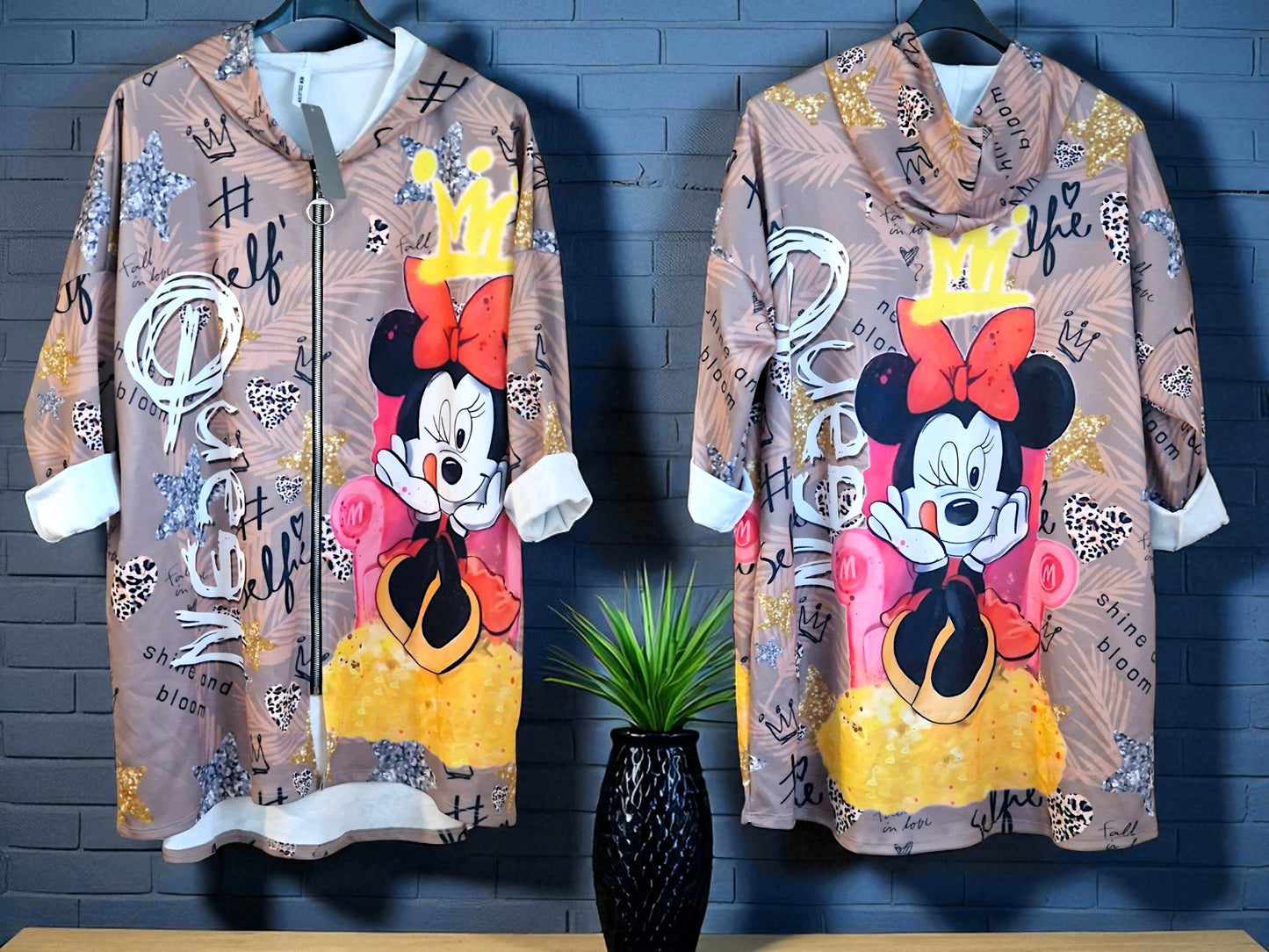 🧥 Kapuzenjacke aus Butterstoff – Gr. 46–52 – in 8 einzigartigen Motiven🌟
