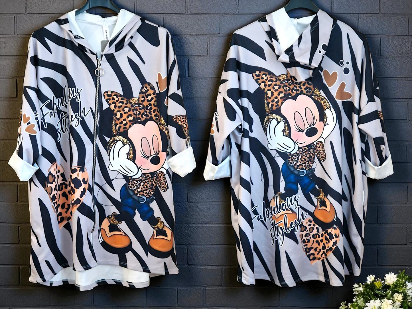 🧥 Kapuzenjacke aus Butterstoff – Gr. 46–52 – in 8 einzigartigen Motiven🌟