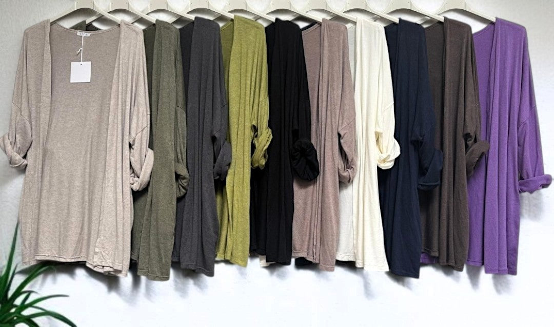 ✨ Vorbestellung Feinstrickcardigan | Gr. 42–46 🌈 10 Farben ✨