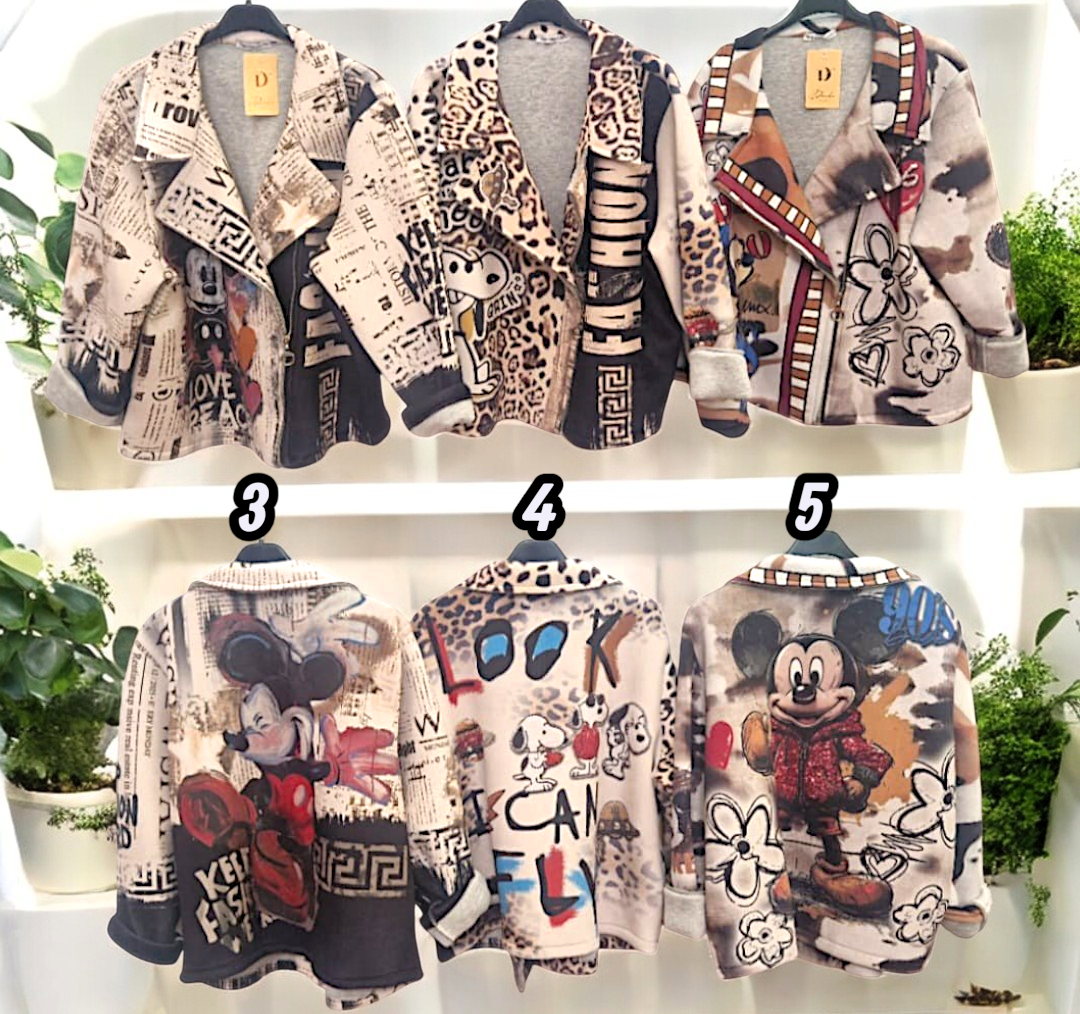 🧥✨ Vorbestellung: Samtige Jacke – 12 Designs 🌈 | Gr. 36–42