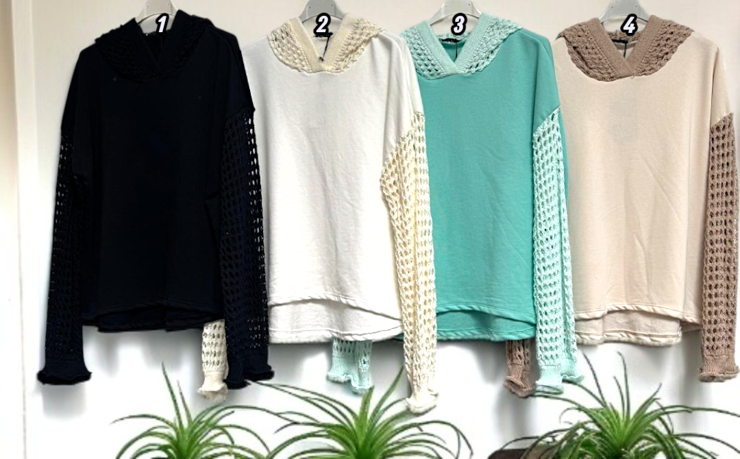 ✨ Vorbestellung: Loch-Hoodie | Gr. 36–42 🌈 4 Farben ✨