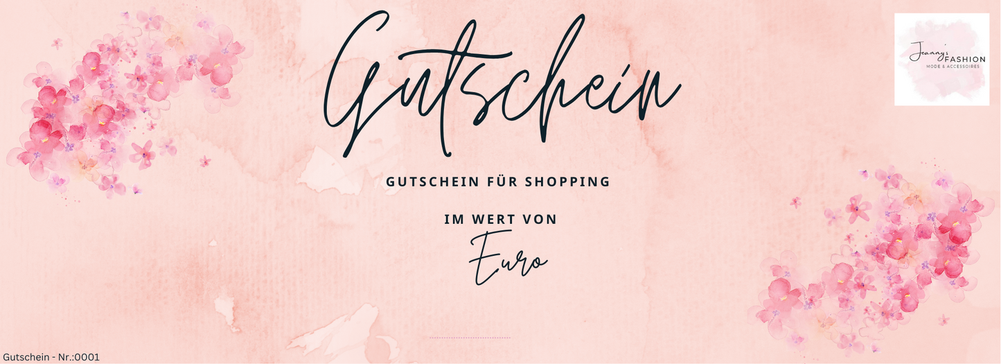 Jeanny´s Fashion Shop Geschenkgutschein
