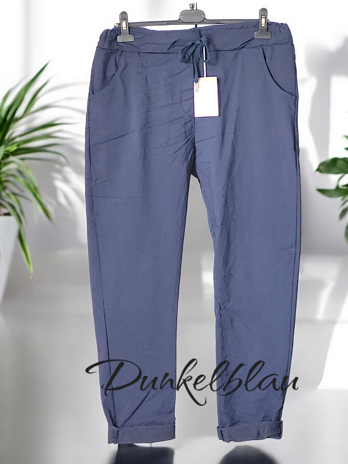 Stretchige Jogpant Uni Gr. 44 - 48/50 in versch. Farben