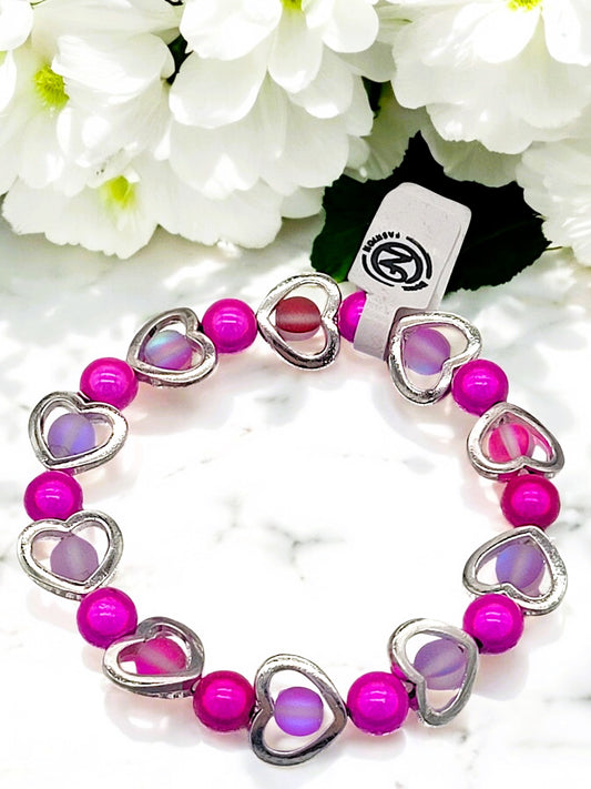Magic Pearls Armband Herz