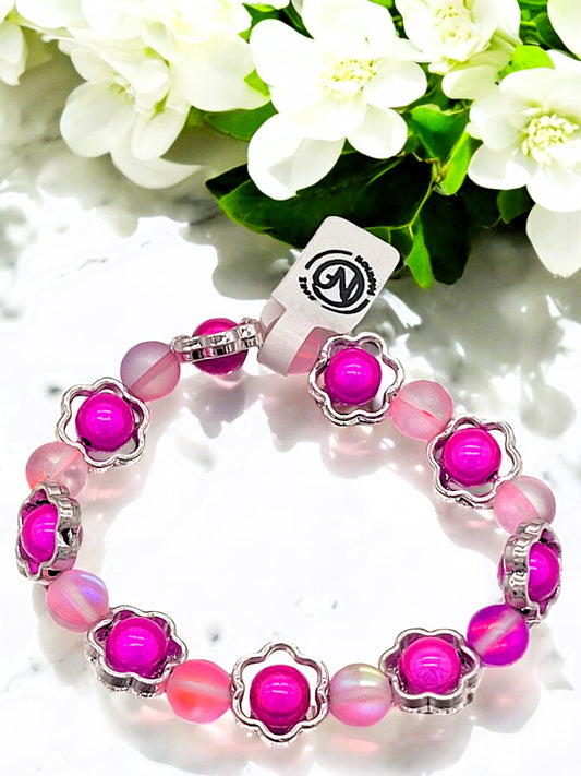 Magic Pearls Armband Blume