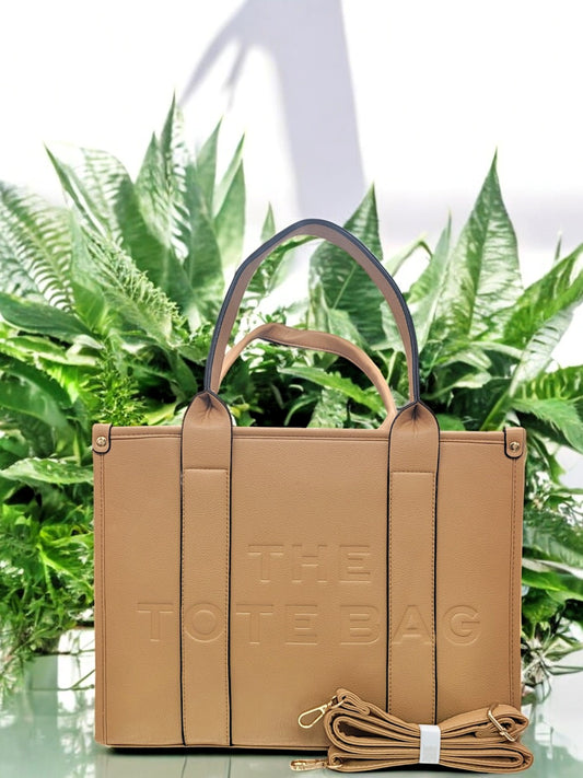Kleine Shopper-Handtasche "THE TOTEBAG" mit Ledergurt