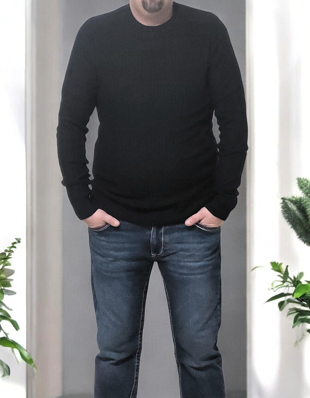 🖤 Geripptes Langarmshirt – Bequemer & Stilvoller Klassiker