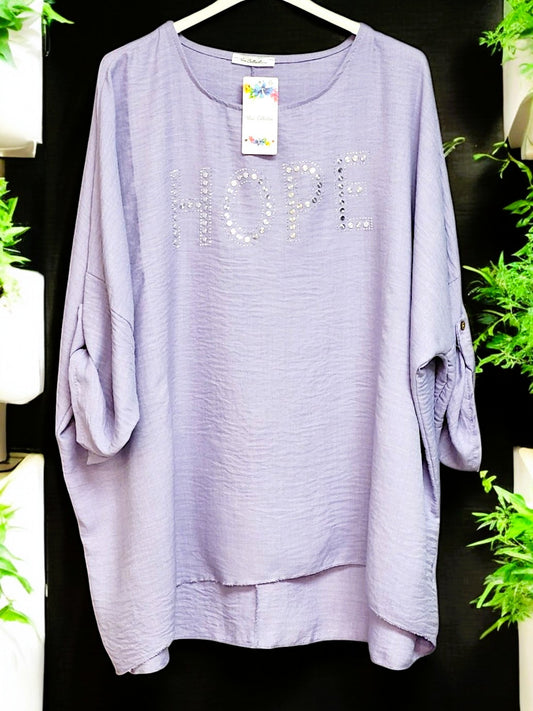 🌸 Tunika "HOPE" – Stilvoll & Bequem 🌸Gr. 50 - 56 in mehreren Farben