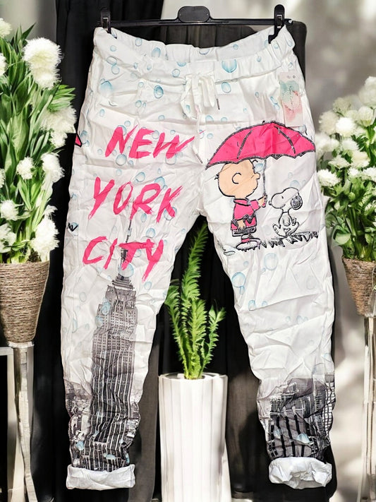 🌟 Stylische Jogginghose "New York City" 🌟Gr. 36 - 42 in 2 Farben